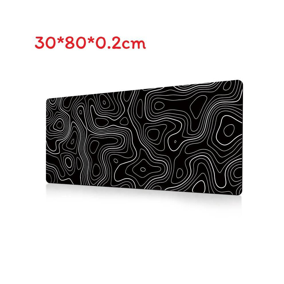 (Color 25) Contour Extended Topographic Mouse Pad Computer Keyboard Mousepad 800X300x2mm 692573786964