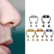 Silver Nose Piercing Ring U-Shape