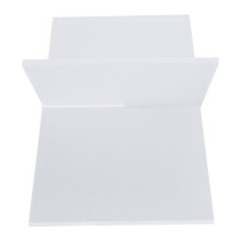 Sleek Acrylic Book Holder Transparent Design