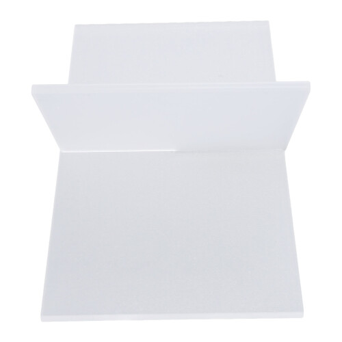 Sleek Acrylic Book Holder Transparent Design