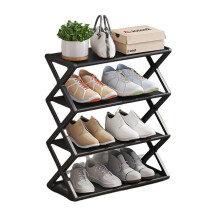 X-förmiges Schuhregal: Multifunktional, einfach zu montieren, ideal für Zuhause und Studentenwohnheime Black