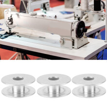 100 Aluminium Bobbins for Flat Sewing Machines