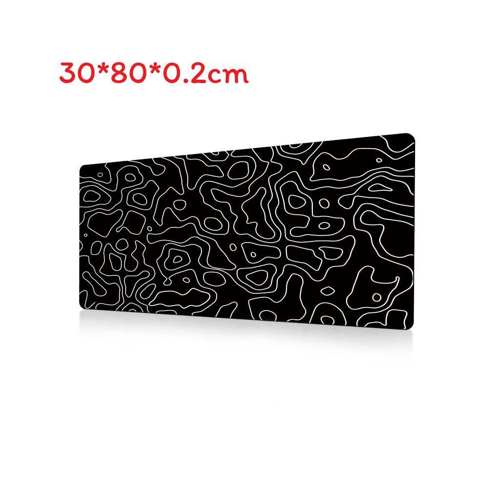(Color 26) Contour Extended Topographic Mouse Pad Computer Keyboard Mousepad 800X300x2mm 694636734349