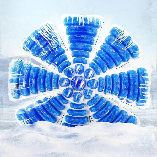 Reusable Hat Cooling Pad, Lightweight Ice Pack Insert for Most Hats 1