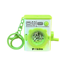 Porte-clés lumineux à torsion ludique, Machine à laver-Vert