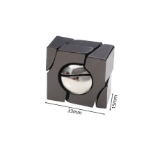 (Magic Ball)Luban Lock Hole Luminoso Blocco Quadrato Puzzle Giocattolo Adatto a Bambini e Adulti Uso Quotidiano