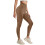 Anti Cellulite Compression 3D Leggings Women Butt-Brown M 1