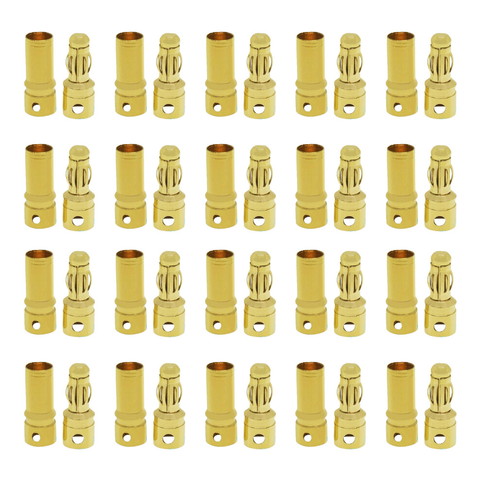 Universal Motor Esc Banana Plugs With Plating For-3.5Mm Gold 7754004184282