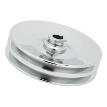 SBC BBC Power Steering Pulley 5/8in Keyway