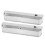 2-Piece Satin Aluminium Valve Covers for Ford SBF 17