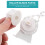 4Sets White Plastic Roller Blind Connector Kit for Home Curtain Repair 6