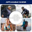 Hard Hat Cooling Pad Gel Mat for Bicycle Helmet - Reusable, Size Adjustable, Breathable Cooling Material 3