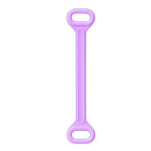 (Purple)Fascia Yoga Resistenza 50cm per Tonificazione Corpo Materiale Tpr per Uso Casa e Palestra