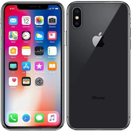 Apple New iPhone X Space Grey 256GB Single SimFree Phone 2