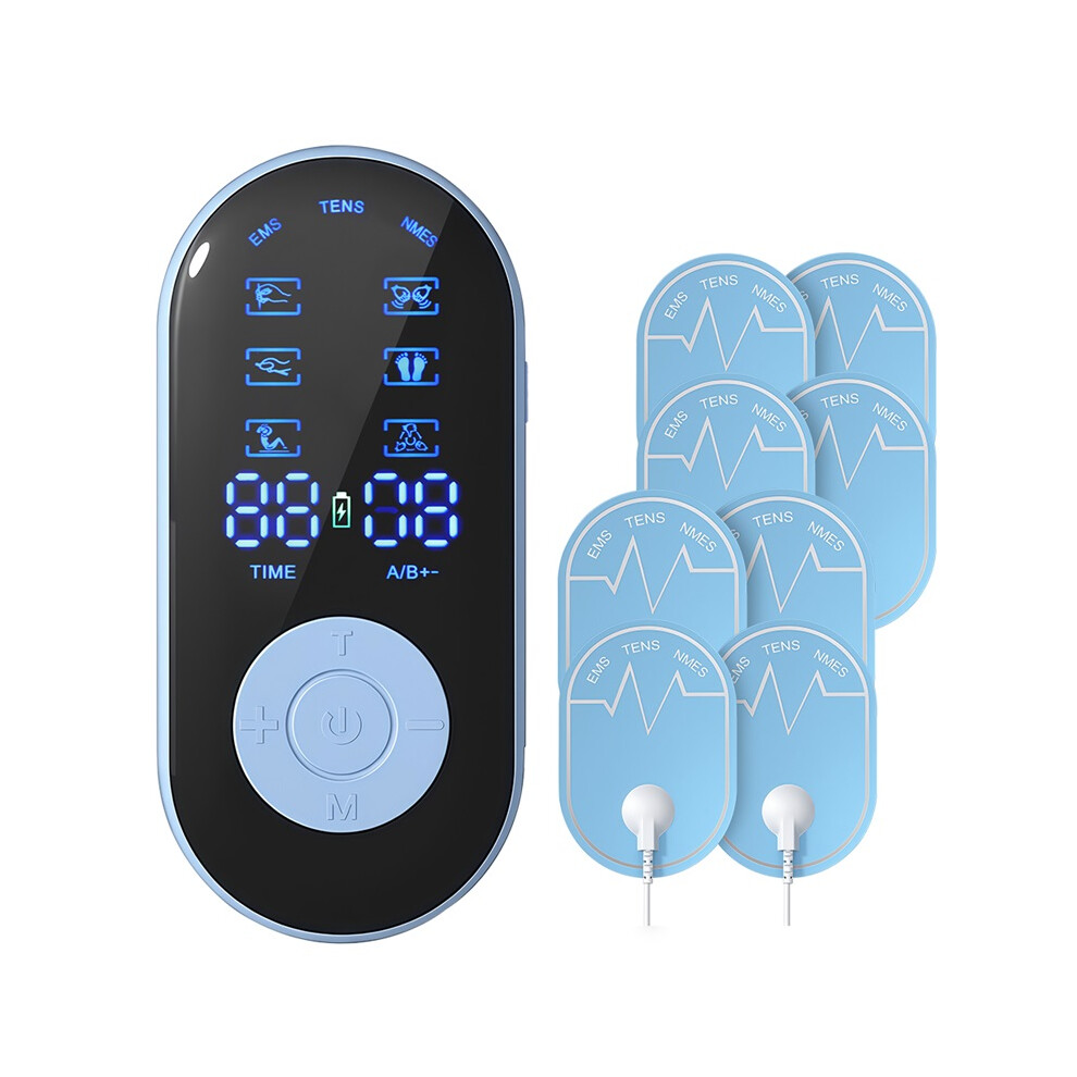 Stoyotu Body Pulse Physiotherapy Massager-Rechargeable 18 Modes Ems Tens Muscle Nerve Electrostimulator Electrodes Patches- Relieve Pain