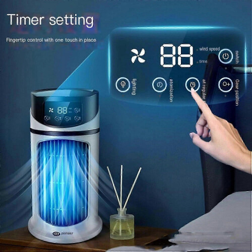 Condizionatore portatile mini, ventilatore raffreddatore d’aria compatto a basso consumo, raffrescamento efficiente e silenzioso per casa e ufficio 1