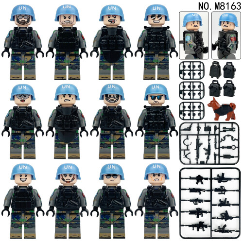 Shield Building Blocks Digital Action Mini Figures Christmas Gift
