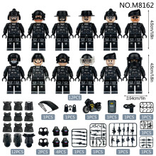 Kids Toys Swat Humanoid Dolls Building Blocks Digital Action Mini Figures Gifts