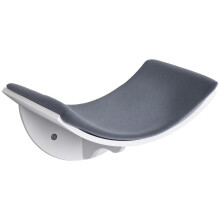 PawHut Kletterwand für Katzen, Katzenregal, Wandkissen mit Plüscheinsatz, Wandmöbel für Katzen bis 4,5 kg, Grau