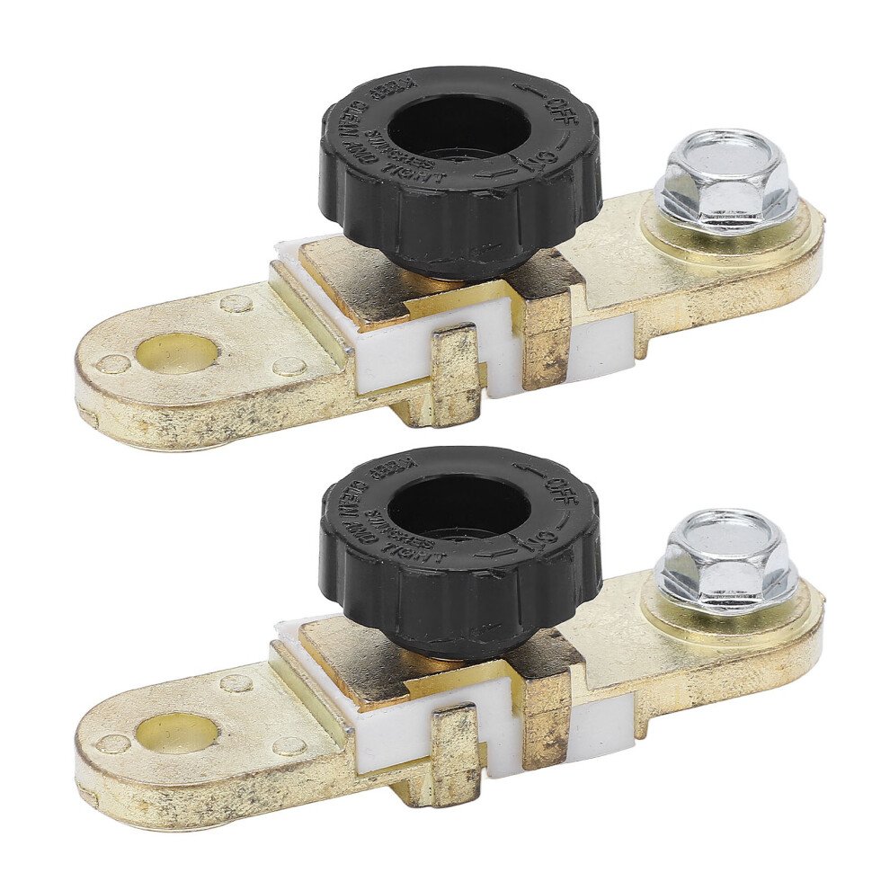 2Pcs 12V Battery Isolator Switch Side Post