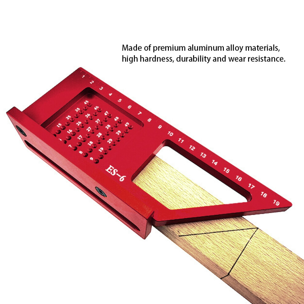Carpentry Scribing Ruler Measuring Tool