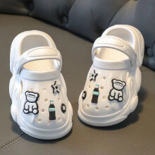 (White,22-23)Cartoon Childrens Flip Flops Eva Light Weight Breathable Anti Slip Summer Shoes
