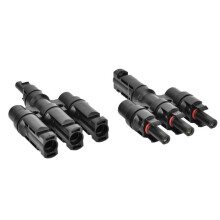 Duokon Solar Kabeladapter met 2 zonne-aansluitingen, elektronische parallelle zonnepaneeladapter