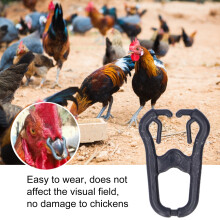 200PCS Plastic Rooster Mouth Snap Rings