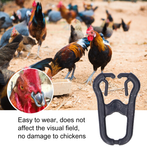 200PCS Plastic Rooster Mouth Snap Rings
