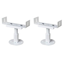 Radiatorsteunvoeten, vloermontageset voor radiatoren, 2 verstelbare aluminium radiatorbeugels