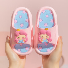 (Pink,26-27)Princess Casual Kids Sandals With Antislip Sole For Summer Outdoor Fashion Use