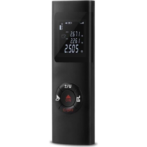 TEMPSA Mini Laser Afstandsmeter 0,05 tot 40 m LCD Waterdicht Digitale Lasermeter