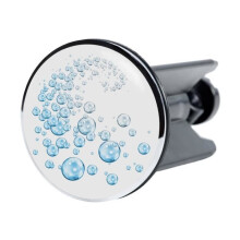 Waterbubbel afvoerstop voor wastafels, geschikt voor alle soorten standaard wastafels, hoge kwaliteit
