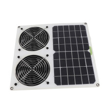 Solar Powered 12in Twin Fan Waterproof