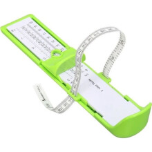 Voetmeetinstrument voor baby's, meetinstrument voor kindervoeten, hulpmiddel voor het meten van schoenmaten (groen 20 cm) - Nieuw in verpakking