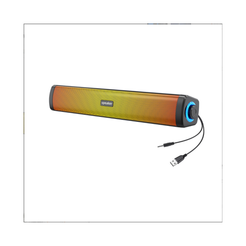 Small Computer Speakers, Desktop Bluetooth Soundbar, Wired Esports Gaming Subwoofer 4982771304371