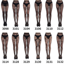 Allsidige spindelvevstrømpebukser – sexy, uthulede silkestrømper, Halloween-populære utenlandske sexy fiskenettstrømpebukser, 11 par