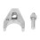 Chrome Billet Distributor Clamp with Bolt Chevy 1