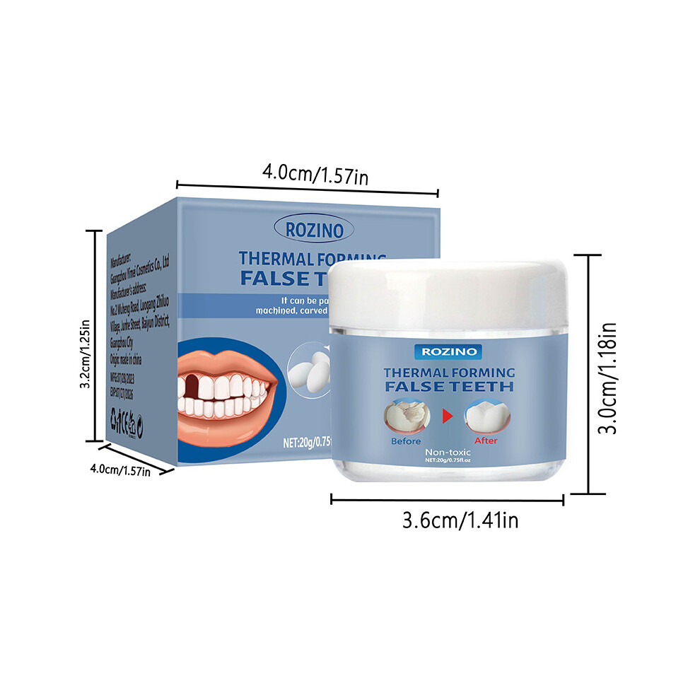 Moldable solid dental gum pellets for temporary cavity fill, gap closure.