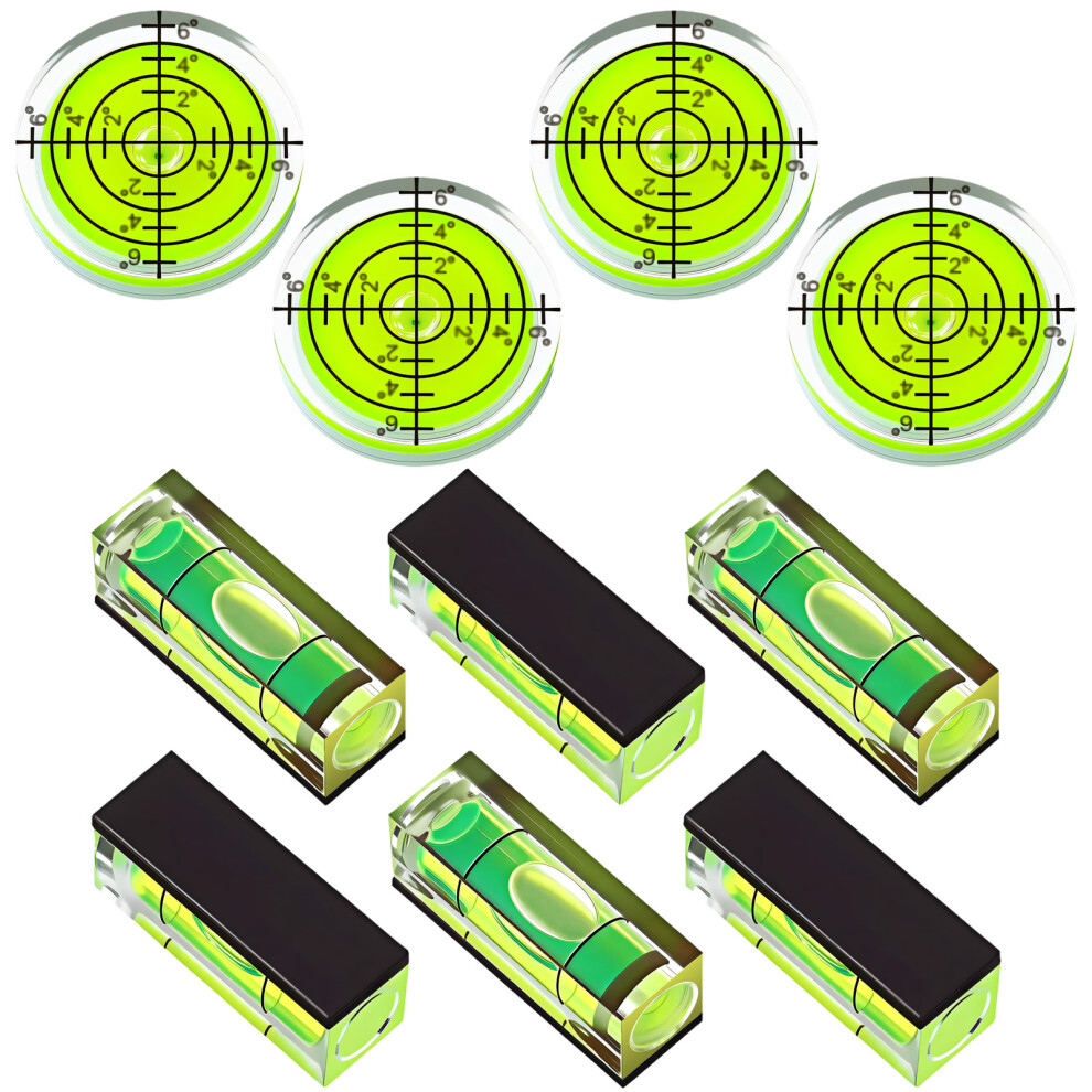 10Pcs Magnetic Bubble Levels For Camera Tripod And Measuring 7704001269550