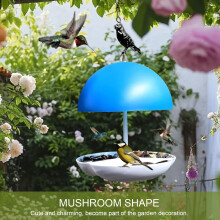 Weatherproof Bird Feeder Mushroom ABS