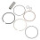 Piston Pin Kit 56.5mm CB125 CG125 Motorcycle 1