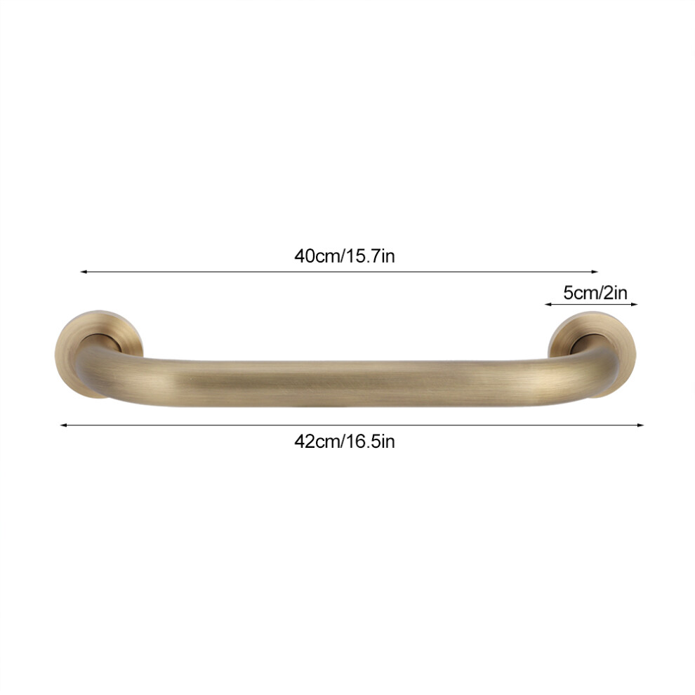 Brushed Brass Bathtub Handrail Support 7444352830411