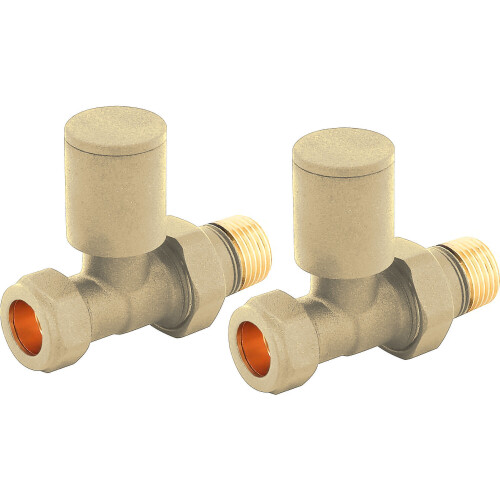 Balterley Modern Radiator Valves (Straight)