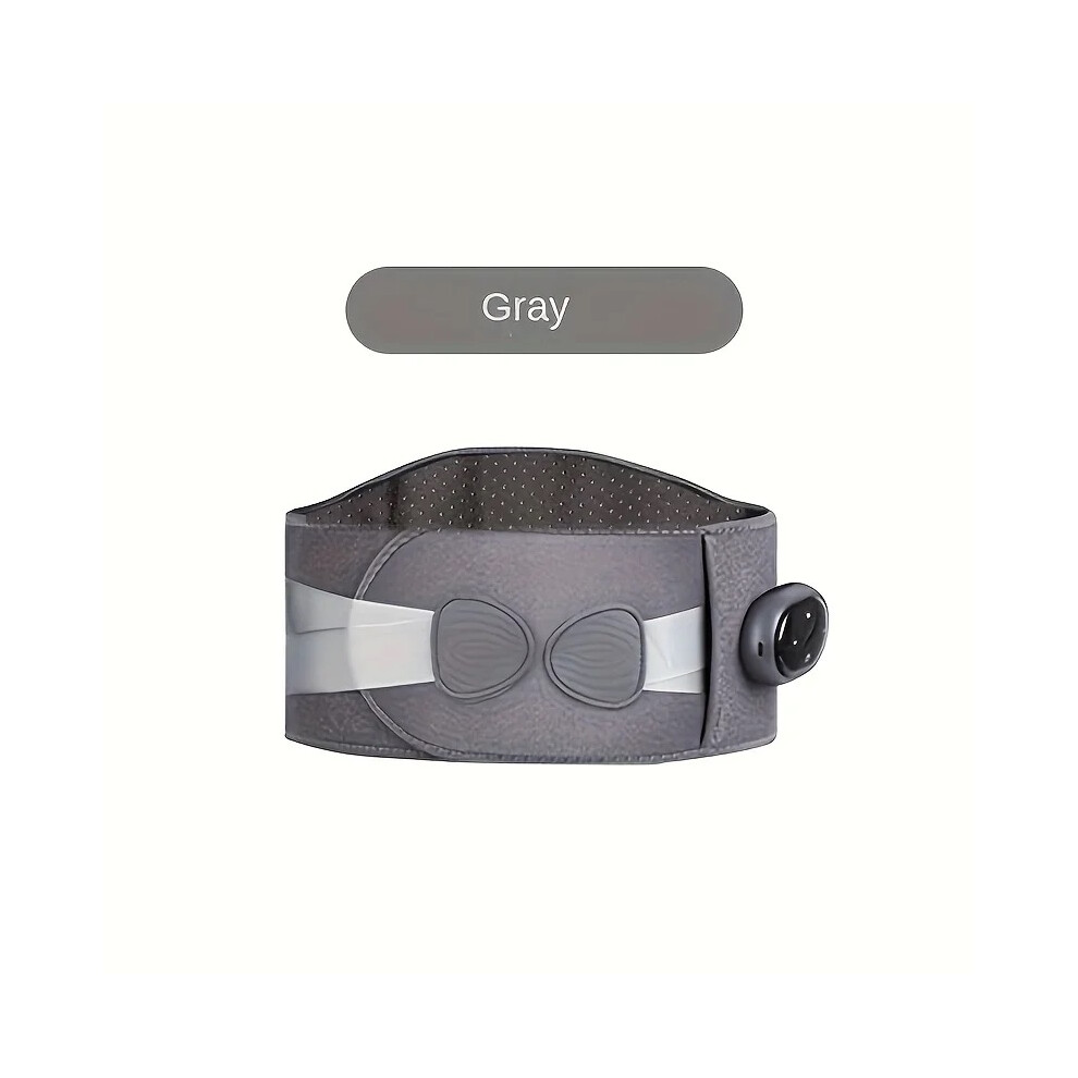 Stoyotu Grey (Grey) Wireless Heated Waist Belt Â 3 Heat & 3 Massage Modes Â Back Relax Massage Lumbar Support, Adjustable Abdominal Massage