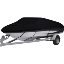 Boothoes voor trailer, duurzaam 420D waterdicht Oxford-doek van maritieme kwaliteit, voor jacht, visboot (20-22 voet)