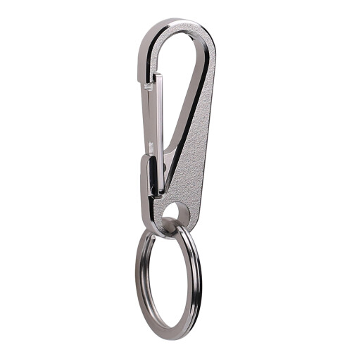 3St Glanzende Rvs Sleutelhanger Auto Sleutelhouder Geschenk 1