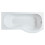 Balterley 1600mm P shaped showerbath RH 1