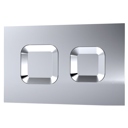 Balterley Square Dual Flush Push Button 1
