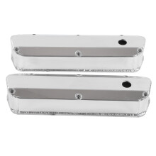2-Piece Satin Aluminium Valve Covers for Ford SBF